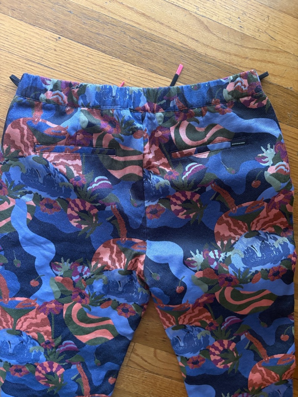 Scotch & Soda Fave Regular Tapered Jacquard Landscape Joggers Large - Picture 5 of 5